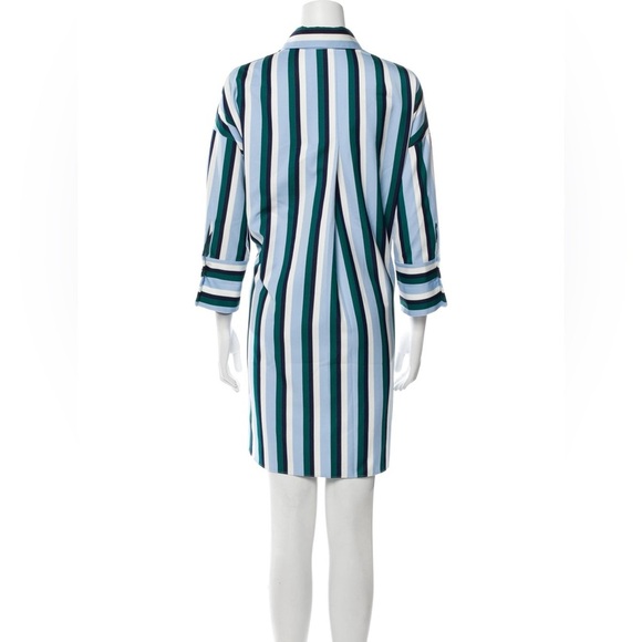 Akris Punto Striped Mini Dress Size 4 like NEW - Picture 2 of 13